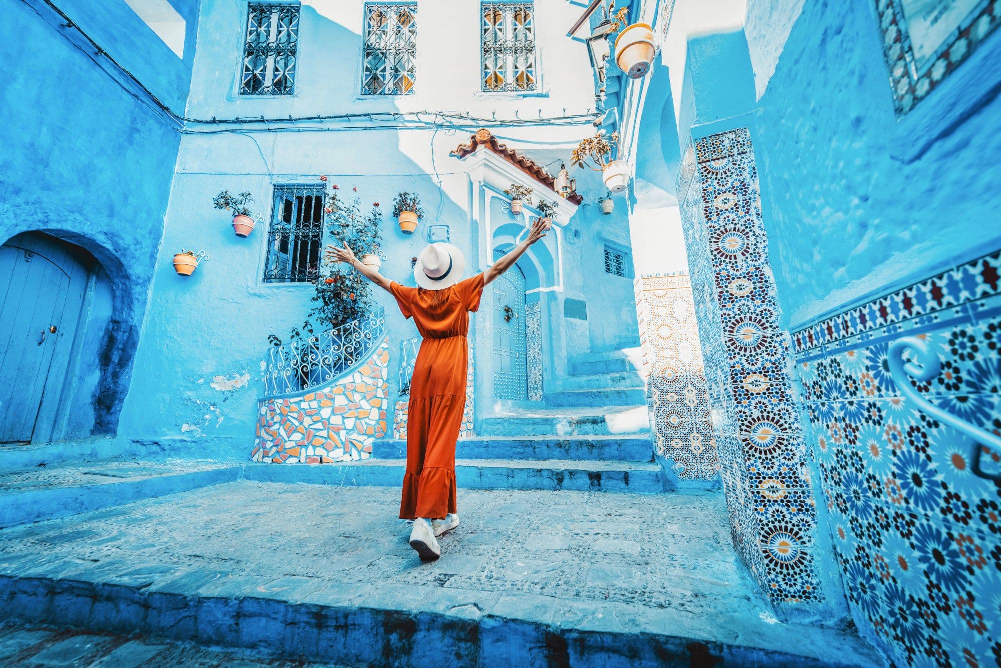 Lady in Chefchaouen