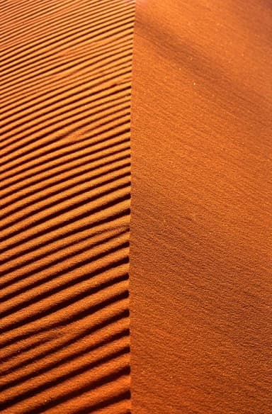 Two sand patterns